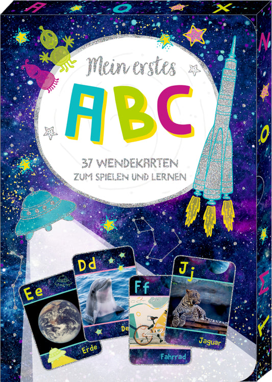 Wisch & Weg-Wendekarten: Cosmic School- Mein erstes ABC