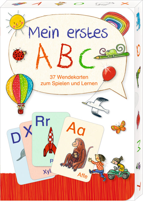 Mein erstes ABC-37 Wendekarten zum Spielen und Lernen