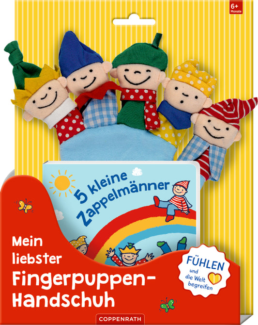 5 kl. Zappelmänner - Mein lieb. Fingerpuppen-Handschuh