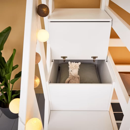 Original Hochbett mit Treppe 120cm