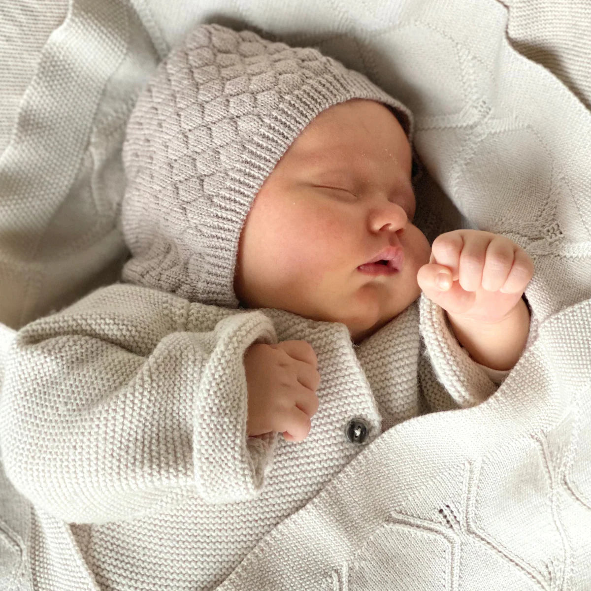 Babymütze Ela 100% Merinowolle