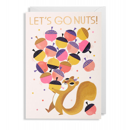 Let's Go Nuts! Grußkarte