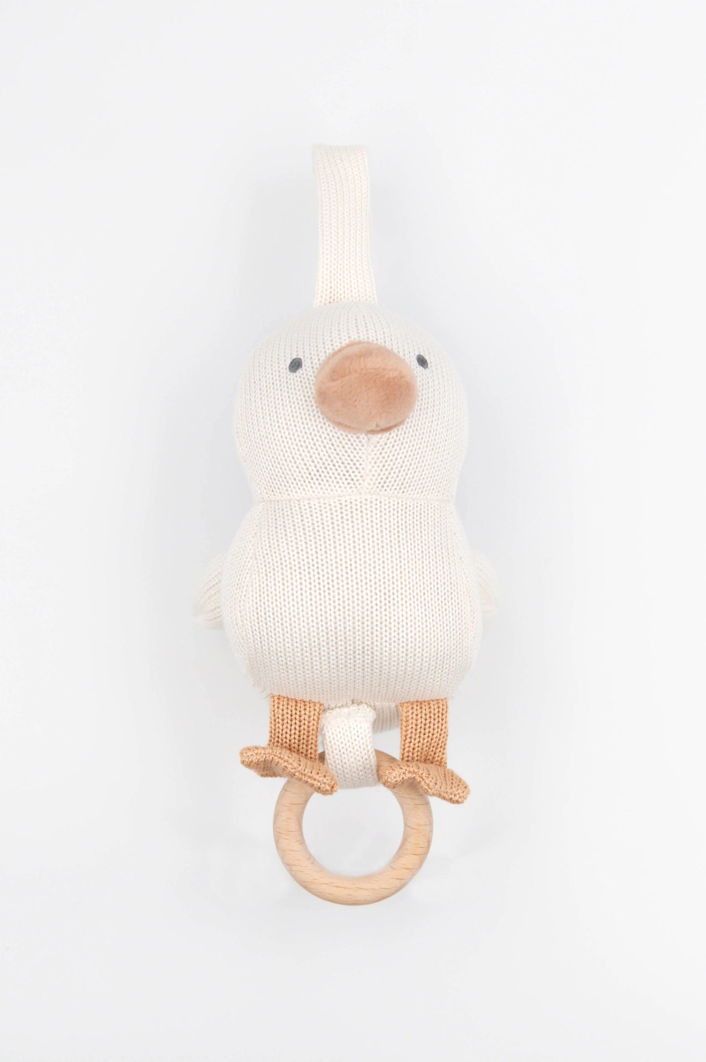 Spieluhr Duck gestrickt