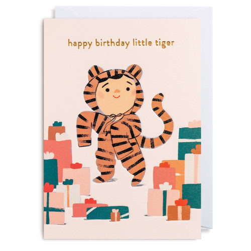 Happy Birthday Little Tiger Grußkarte