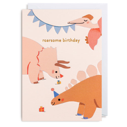 Roarsome Birthday Grußkarte