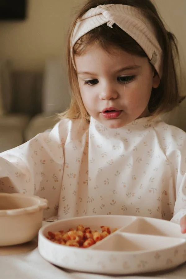 Wasserdichtes Lätzchen mit Ärmeln - TULIPS