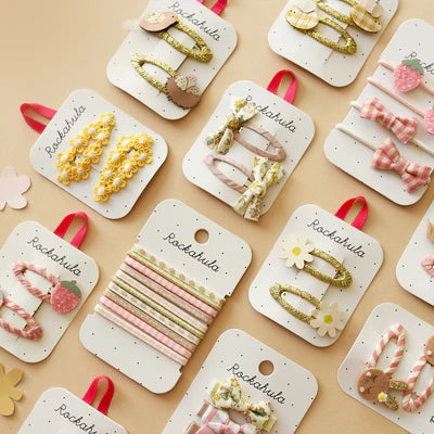 Petal Twisty Bow Clips