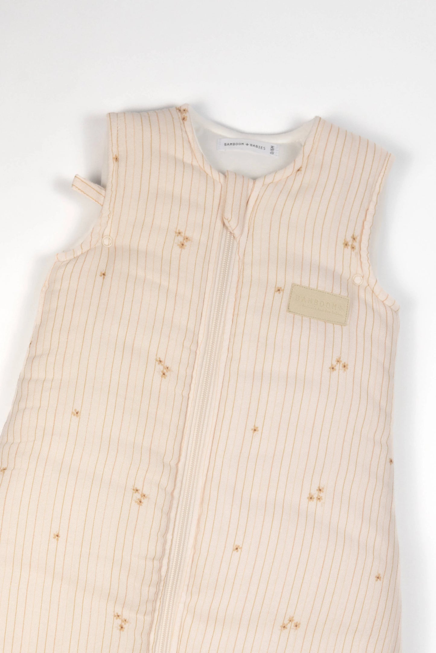 Baby-Schlafsack 0-6M - TOG 2.2 - FLOWERS STRIPE