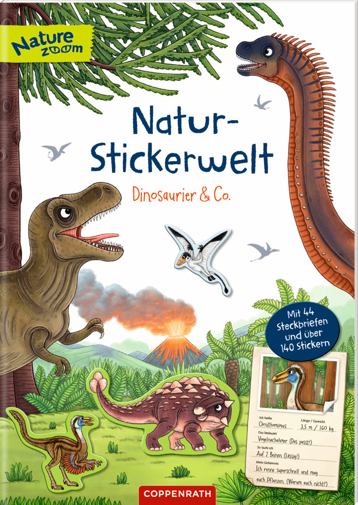 Natur-Stickerwelt: Dinosaurier & Co. (Nature Zoom)