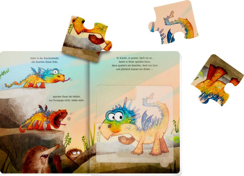 Furzipups - Buch mit 4 Puzzles (BuchBONUS)