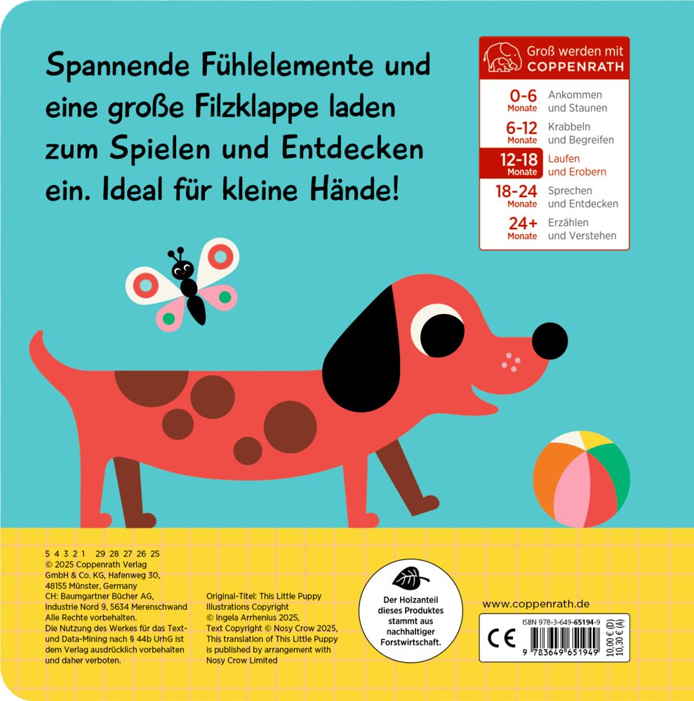 Mein Fühlbuch: Kleiner Hund (Fühlen&begreifen)