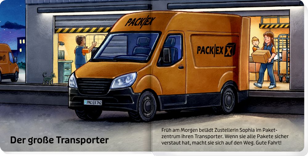 So viele große Fahrzeuge bei der Arbeit