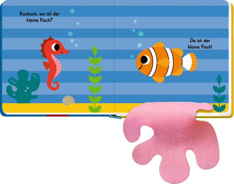 Mein Filz-Fühlbuch: Kuckuck, kleiner Fisch! (Fühlen & begreifen)