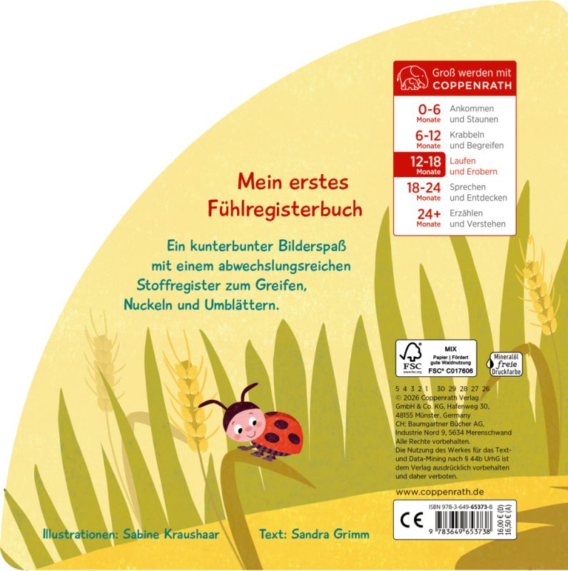 Fühlregisterbuch: Fühl mal, wer ist da? Kikeriki (Fühlen & begreifen)