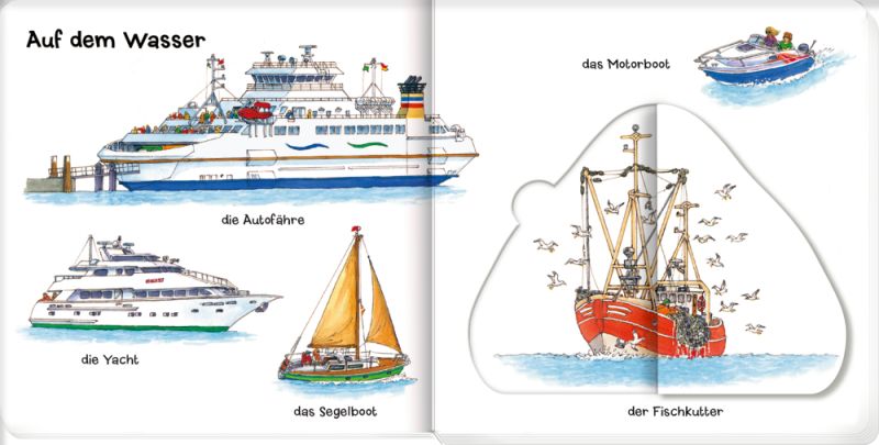 Löschen, baggern, pflügen: Mein Fahrzeuge-Klappenbuch