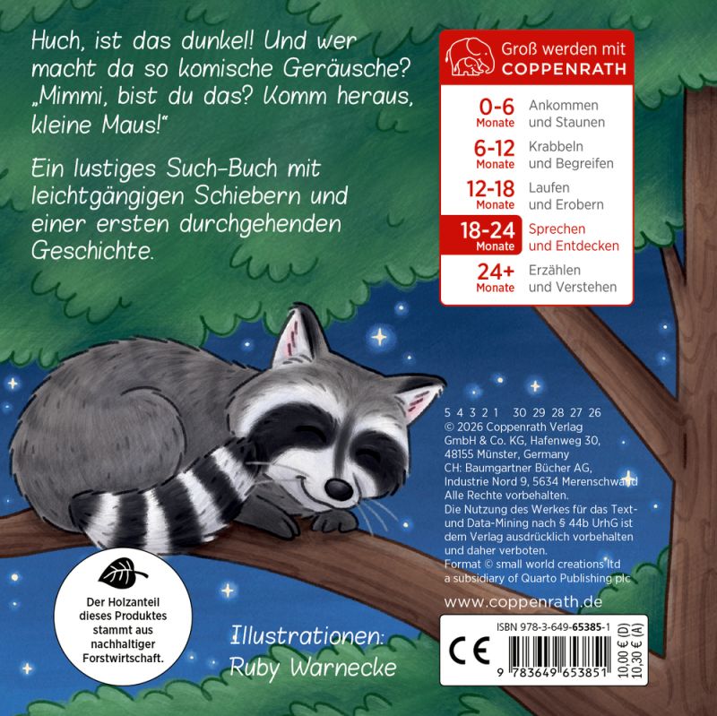 Komm heraus, kleine Maus!: Wo bist du in der Nacht?