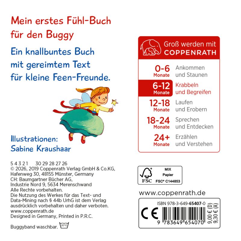Mein erstes Fühl-Buch für den Buggy: 10 funkelnde Feen (Fühlen&begreifen)