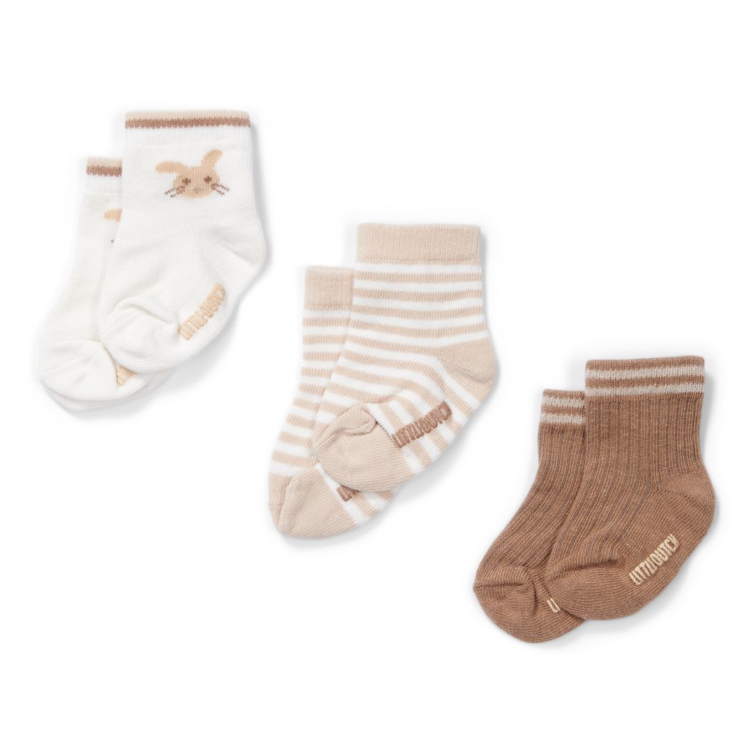 3er Pack Babysöckchen Baby Bunny Gr. 1/0-3 Monate