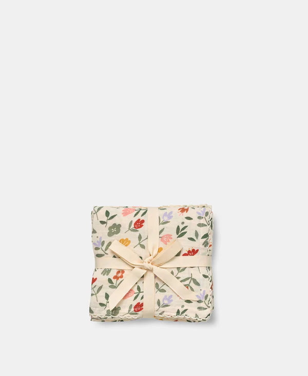 Mio Musselintuch, 3er-Pack - Flower Market- LIMITED EDITION