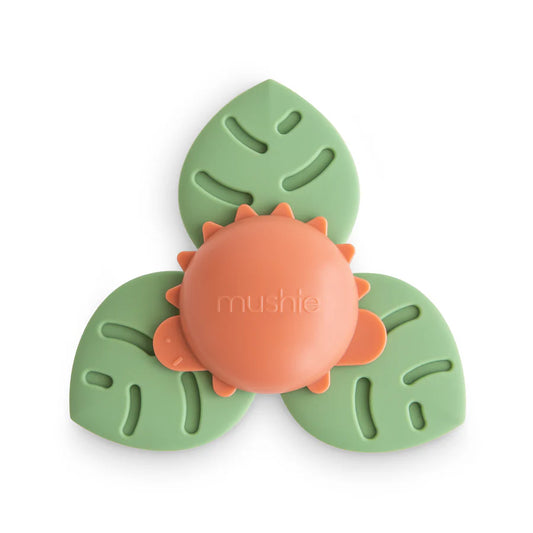 Mushie Dino Suction Spinner Toy