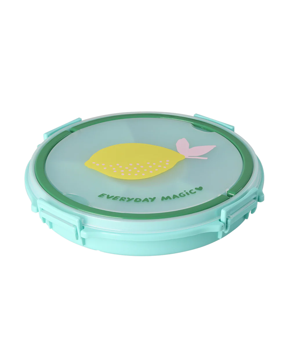 Serving Tray mit Griff und Deckel Mint/Lemon