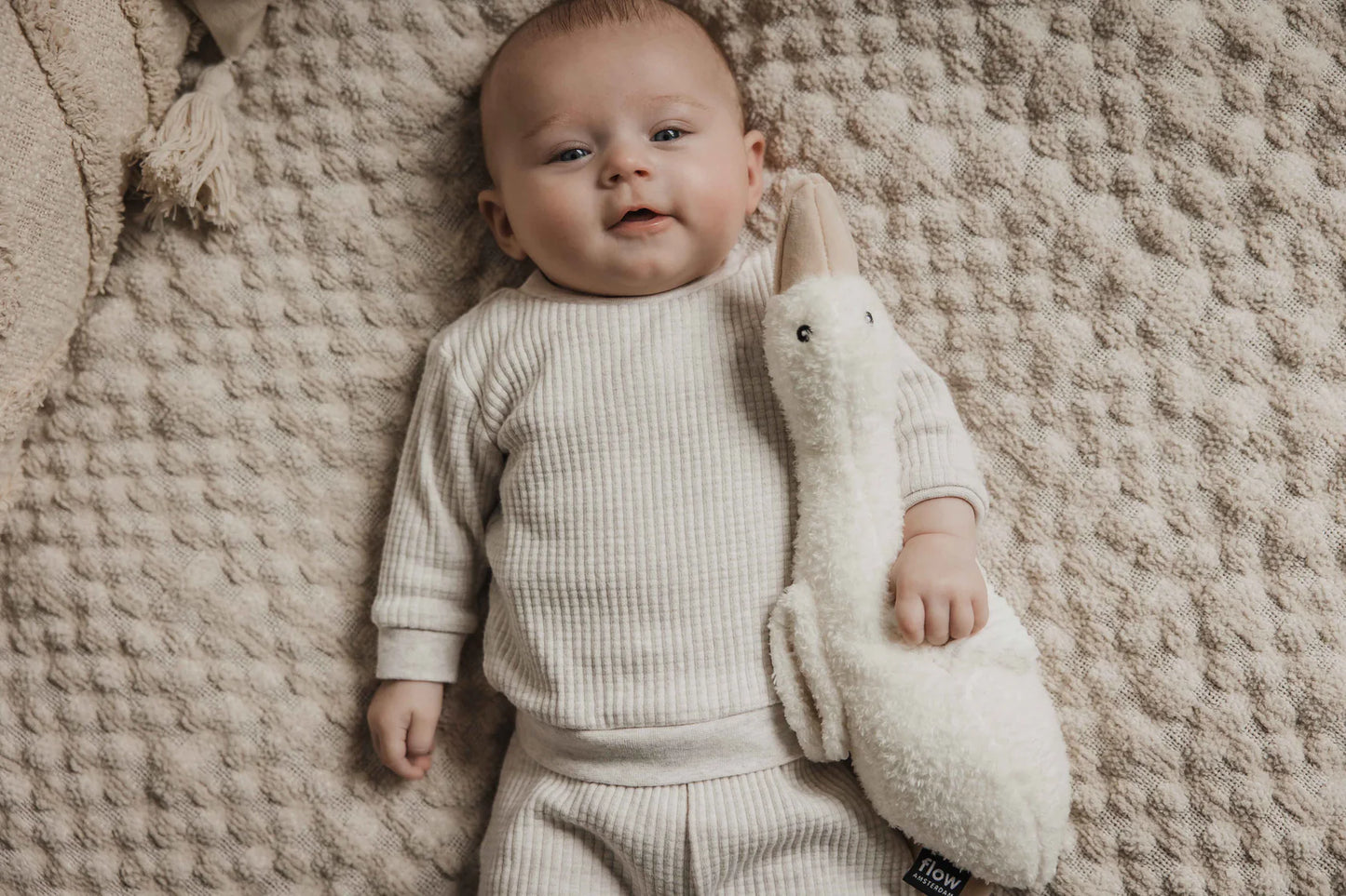 Liva (Beige) Wiederaufladbarer Heartbeat Comforter