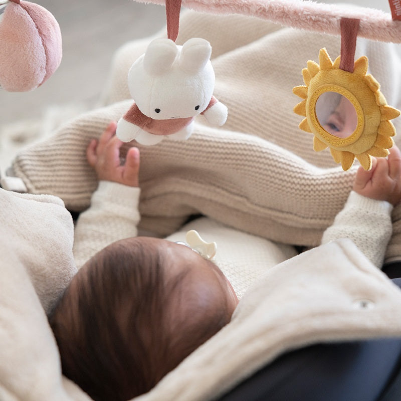 Miffy Kinderwagenkette Fluffy pink