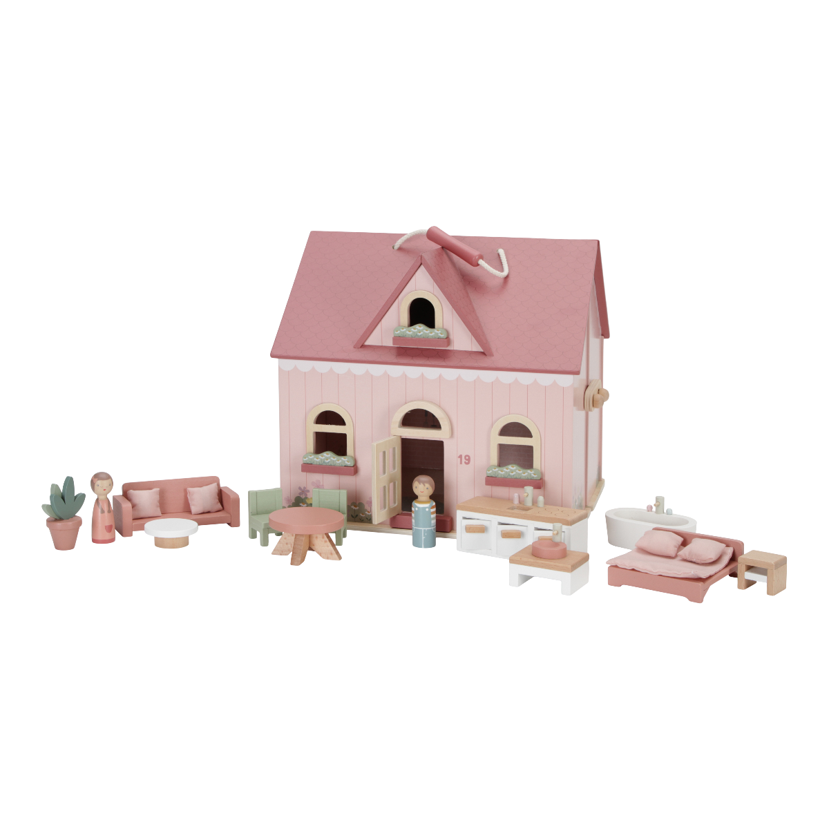Tragbares Puppenhaus