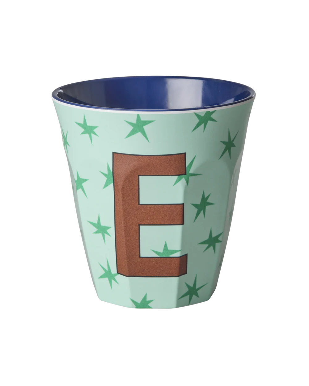 Melamine Becher verschiedene Buchstaben Sterne