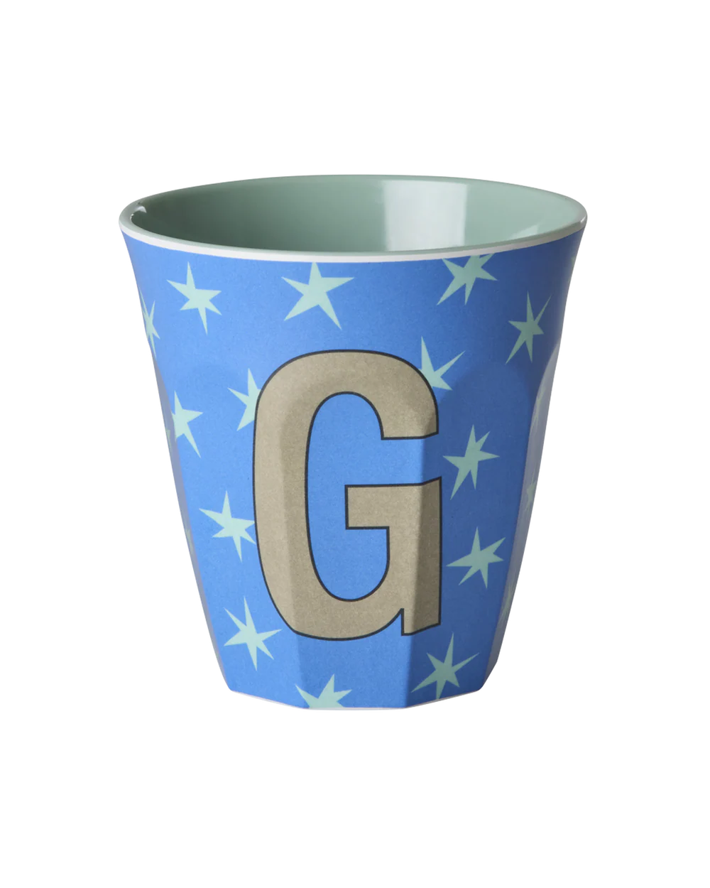 Melamine Becher verschiedene Buchstaben Sterne