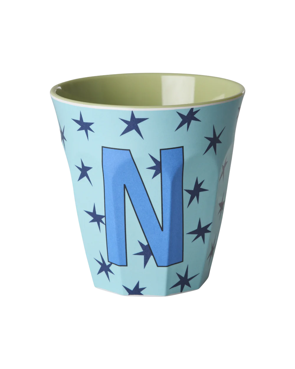 Melamine Becher verschiedene Buchstaben Sterne