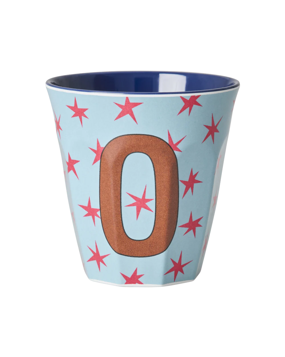 Melamine Becher verschiedene Buchstaben Sterne