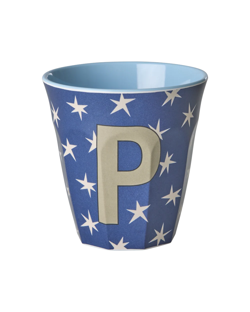 Melamine Becher verschiedene Buchstaben Sterne