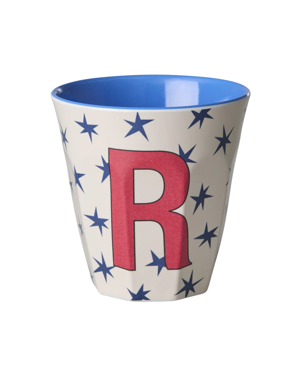 Melamine Becher verschiedene Buchstaben Sterne