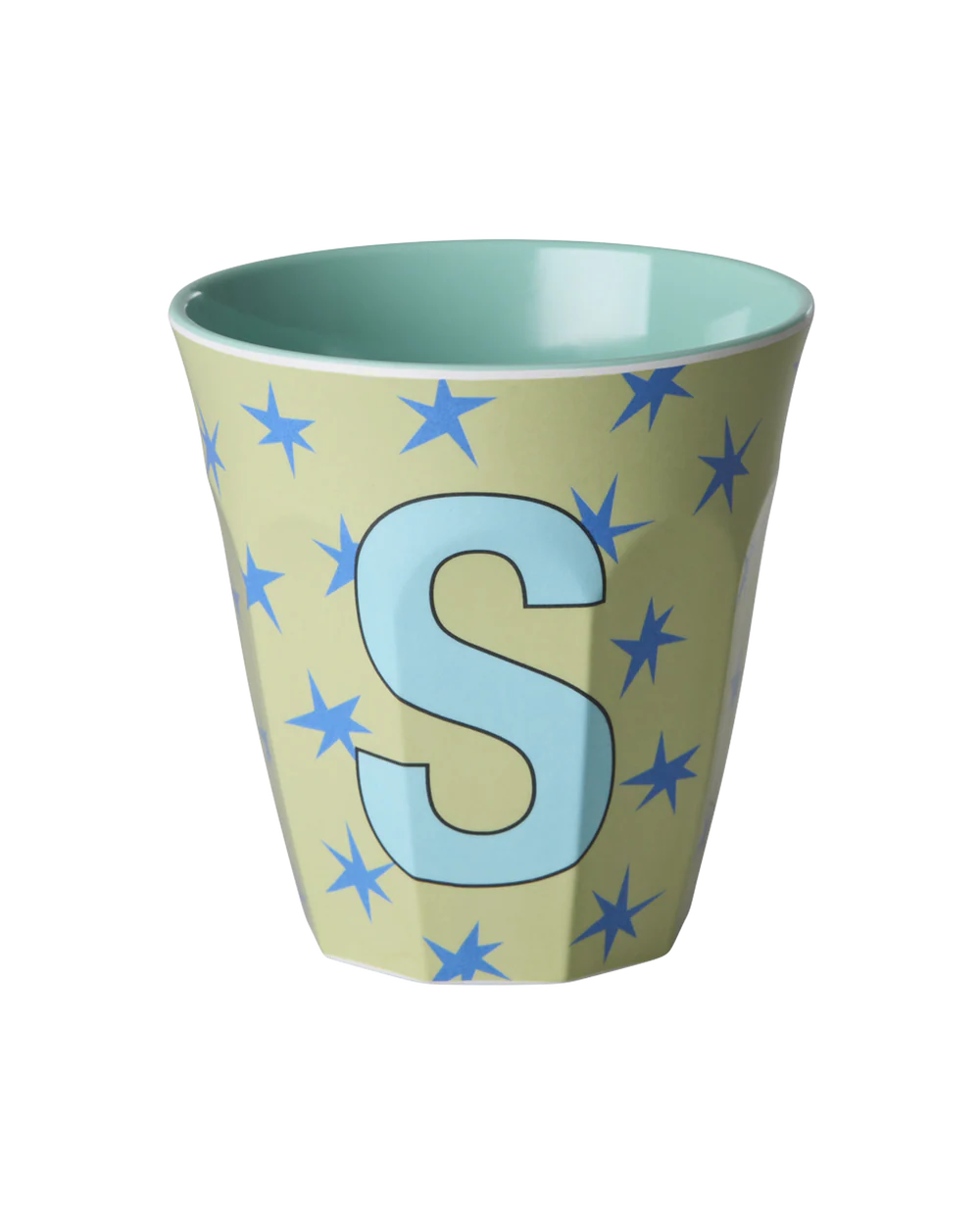 Melamine Becher verschiedene Buchstaben Sterne
