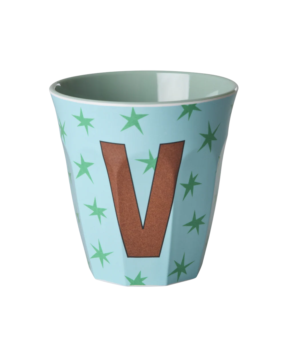 Melamine Becher verschiedene Buchstaben Sterne