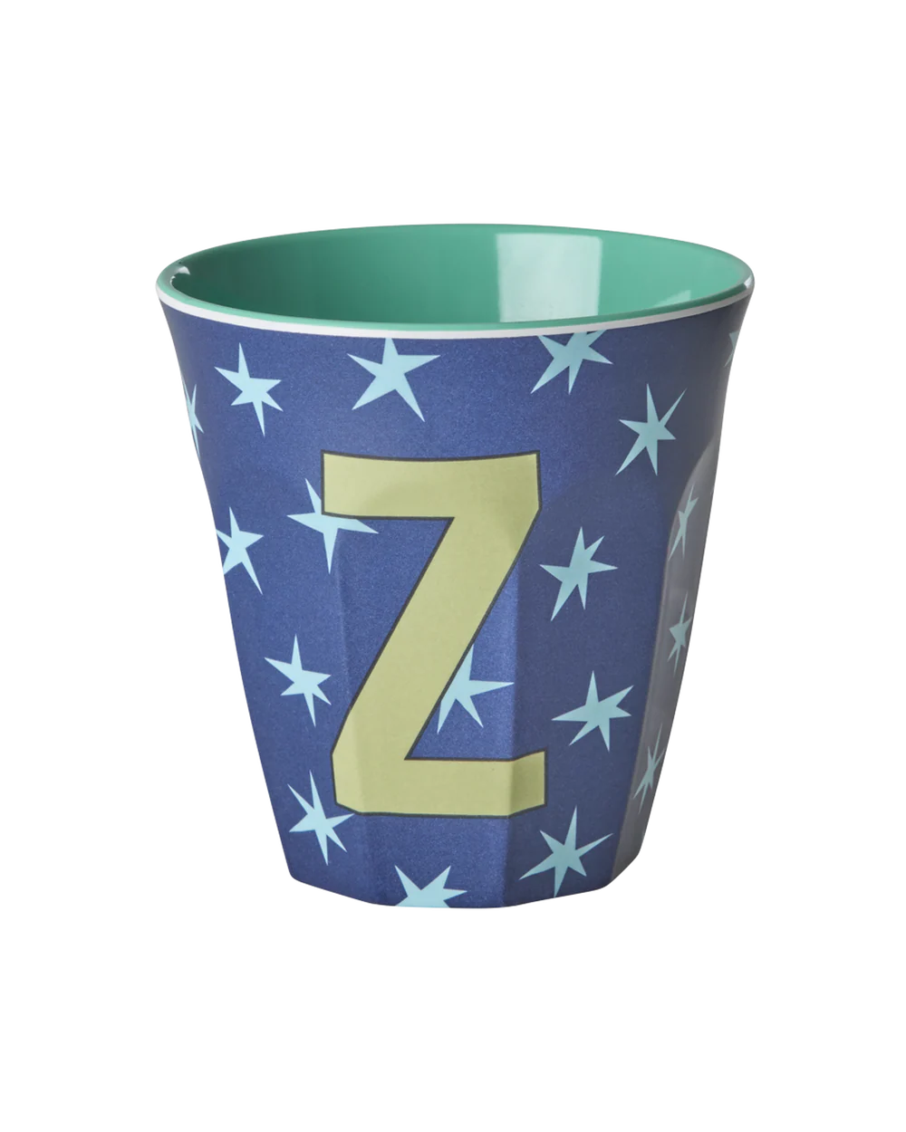 Melamine Becher verschiedene Buchstaben Sterne