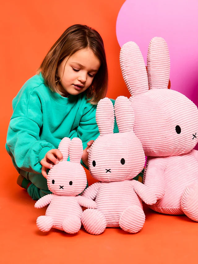 Miffy ECO Corduroy Pink 23 cm