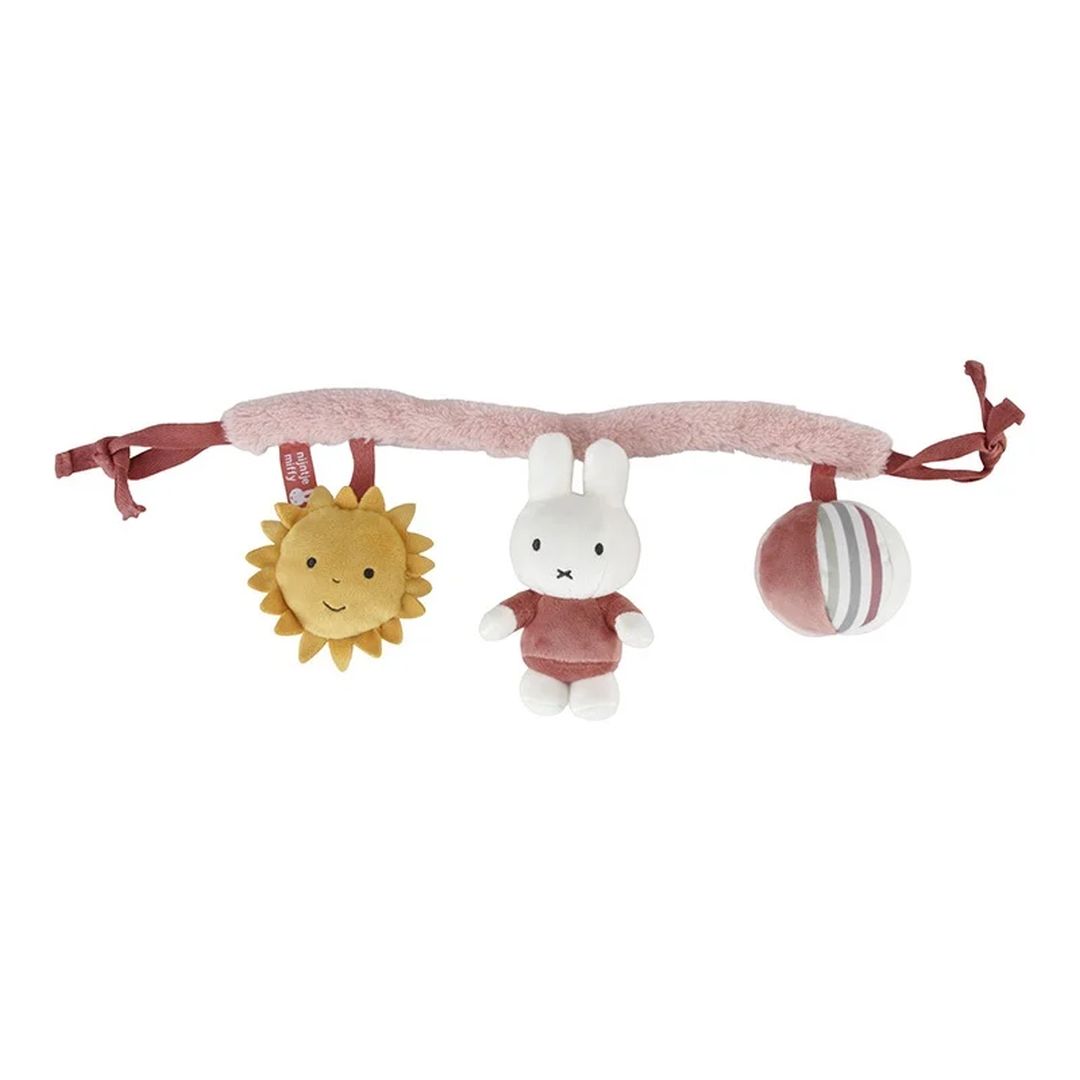 Miffy Kinderwagenkette Fluffy pink