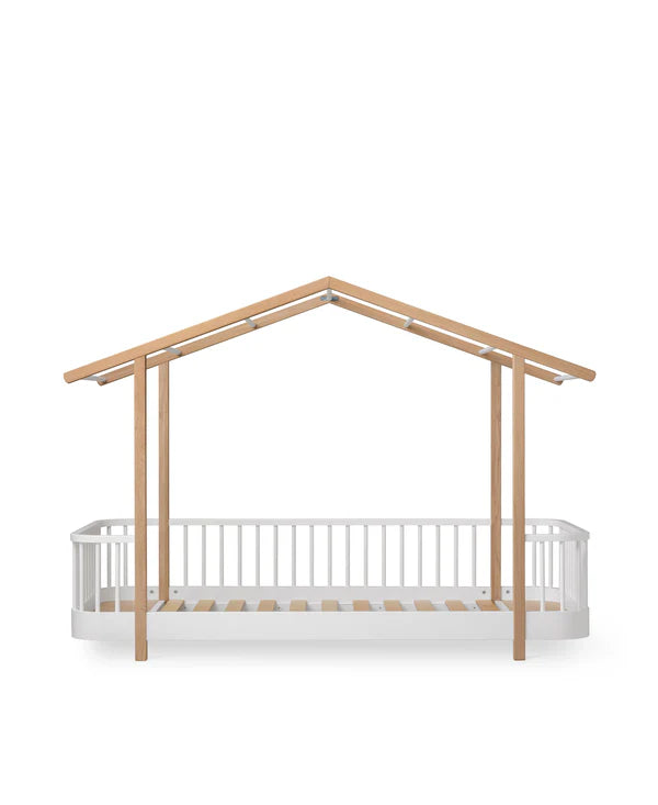 Wood Original Hausbett, weiss/Eiche