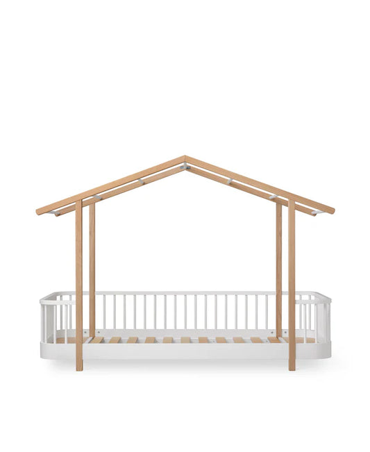 Wood Original Hausbett, weiss/Eiche
