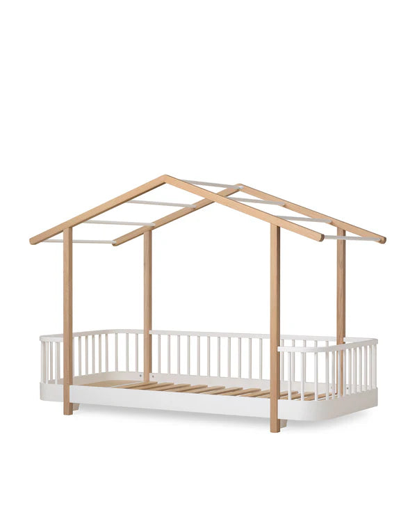 Wood Original Hausbett, weiss/Eiche