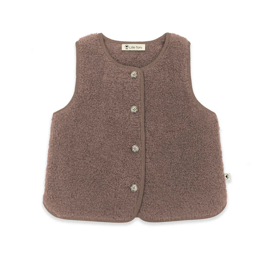 Weste Rene 80% Merinowolle Toffee