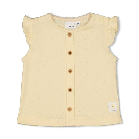 Geknöpftes T-Shirt - Sunshine