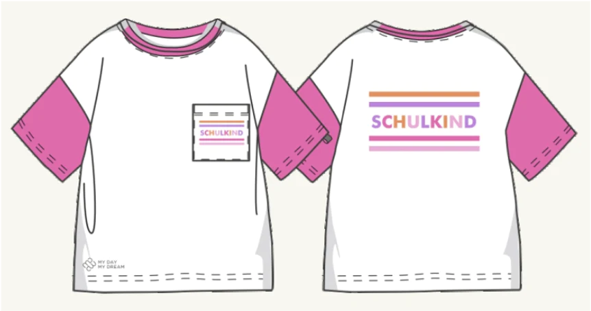 Schulkind T-Shirts- Pink