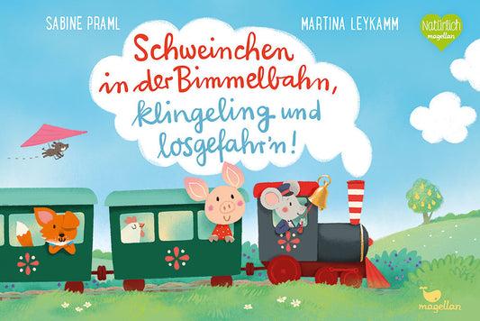 Schweinchen in der Bimmelbahn