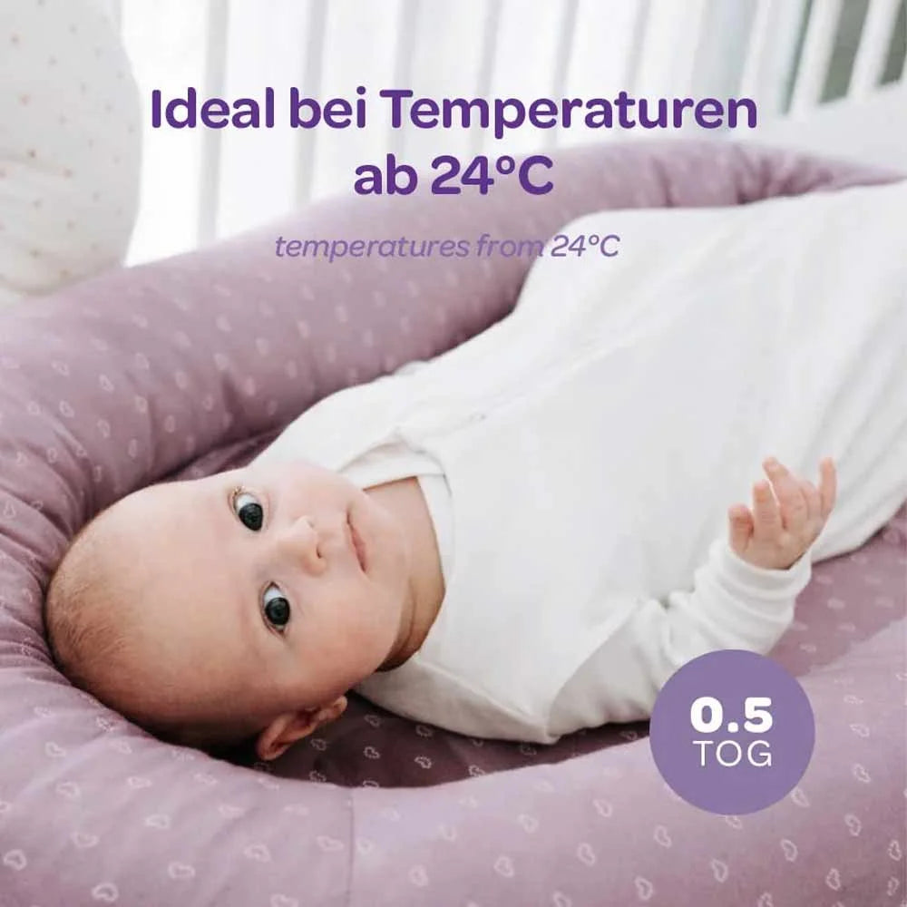 Sommerschlafsack Baumwoll-Jersey Olive
