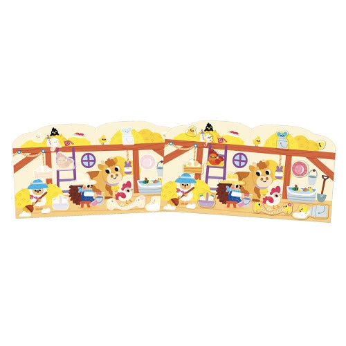 Bauernhof-Aufkleber- und Dekorationsbuch