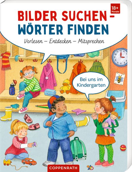 Bilder s. -Wörter f.: Bei uns im Kindergarten