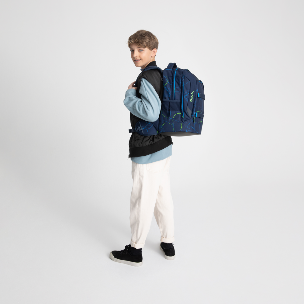 Satch Pack Blue Tech